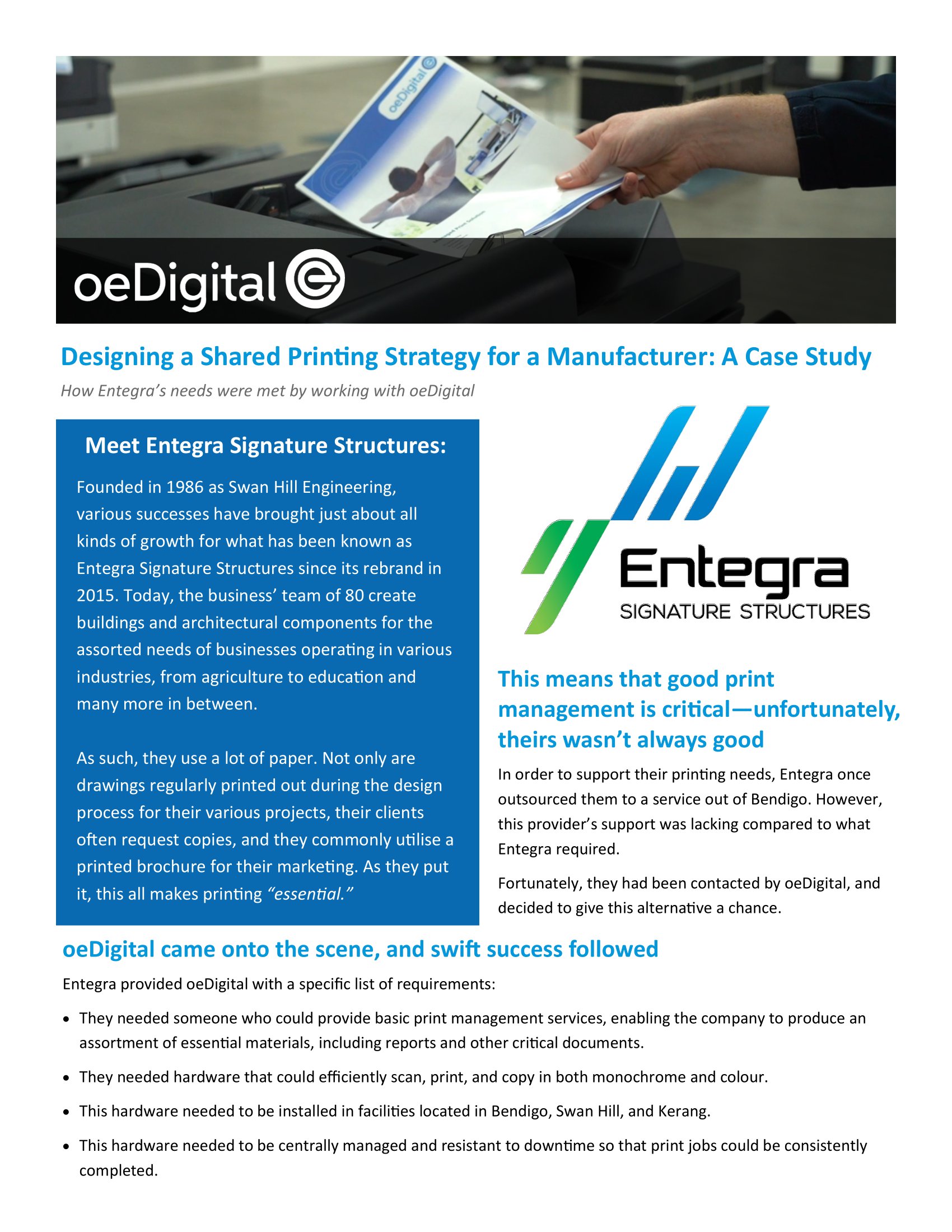 Entegra Case Study